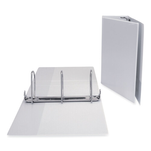 UNV20997 - Universal - Slant D-Ring View Binder, 3 Rings, 5&quot; Capacity, 11 x 8.5, White