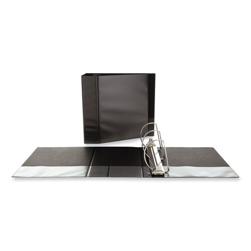 UNV20998 - Universal - Slant D-Ring View Binder, 3 Rings, 5&quot; Capacity, 11 x 8.5, Black