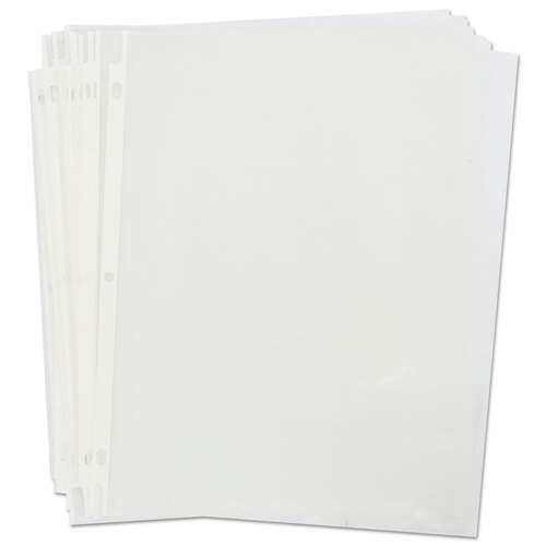 UNV21126 - Universal - Top-Load Poly Sheet Protectors, Std Gauge, Nonglare, Clear, 50/Pack