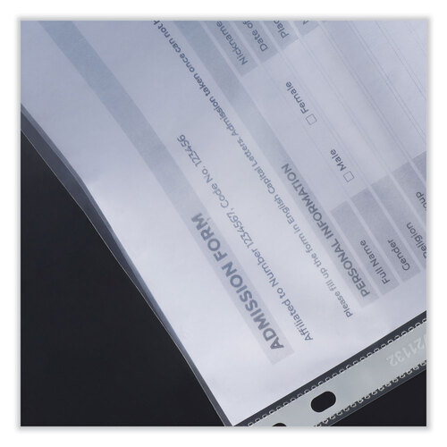 UNV21132 - Universal - Top-Load Poly Sheet Protectors, Heavy Gauge, Letter Size, Clear, 100/Pack