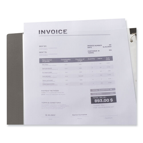 UNV21132 - Universal - Top-Load Poly Sheet Protectors, Heavy Gauge, Letter Size, Clear, 100/Pack