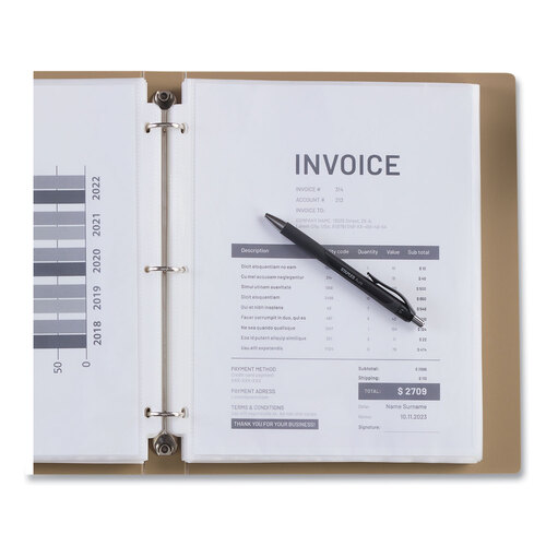 UNV21132 - Universal - Top-Load Poly Sheet Protectors, Heavy Gauge, Letter Size, Clear, 100/Pack