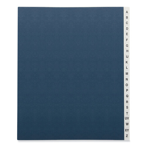 UNV30540 - Universal - Expanding Desk File, 20 Dividers, Alpha Index, Letter Size, Blue Cover
