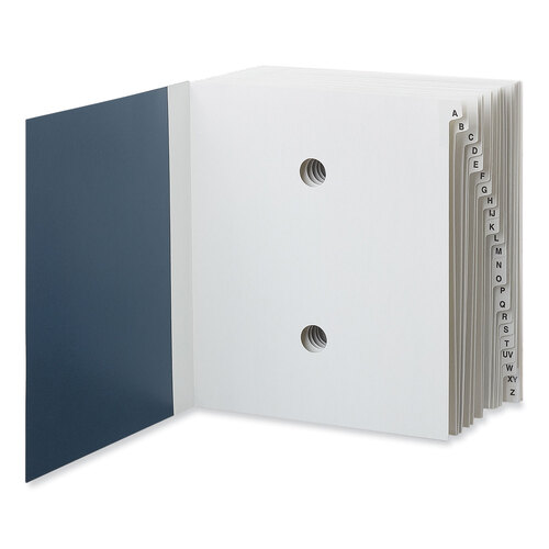 UNV30540 - Universal - Expanding Desk File, 20 Dividers, Alpha Index, Letter Size, Blue Cover