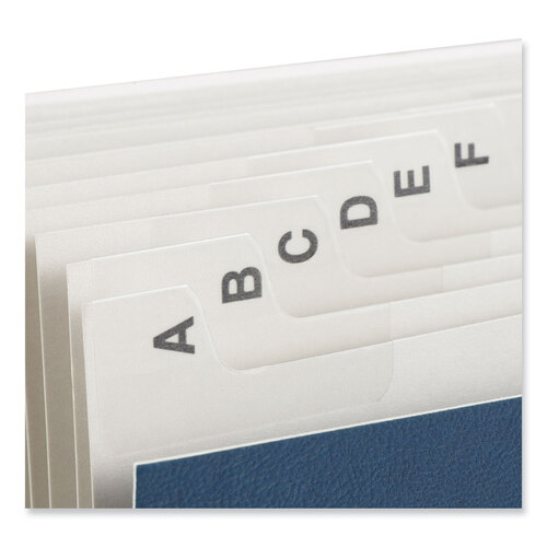 UNV30540 - Universal - Expanding Desk File, 20 Dividers, Alpha Index, Letter Size, Blue Cover