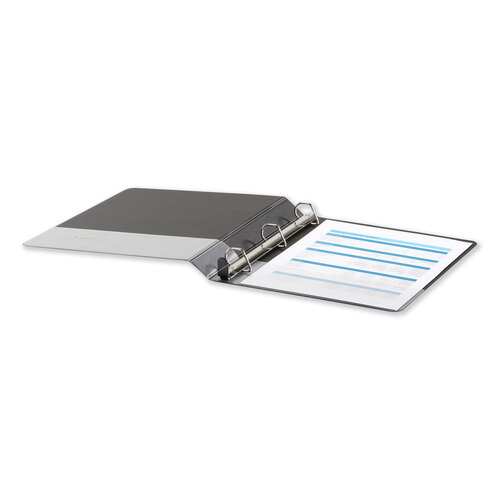 UNV30711 - Universal - Deluxe Easy-to-Open D-Ring View Binder, 3 Rings, 1&quot; Capacity, 11 x 8.5, Black