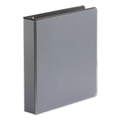 UNV30721 - Universal - Deluxe Easy-to-Open D-Ring View Binder, 3 Rings, 1.5&quot; Capacity, 11 x 8.5, Black