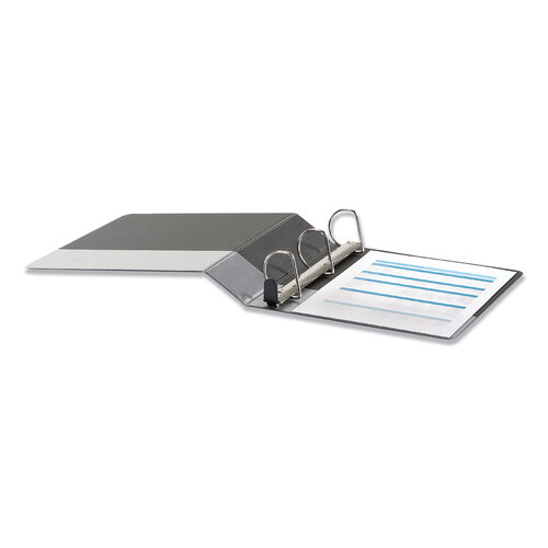 UNV30731 - Universal - Deluxe Easy-to-Open D-Ring View Binder, 3 Rings, 2&quot; Capacity, 11 x 8.5, Black