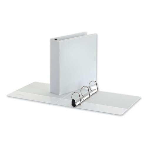UNV30732 - Universal - Deluxe Easy-to-Open D-Ring View Binder, 3 Rings, 2&quot; Capacity, 11 x 8.5, White