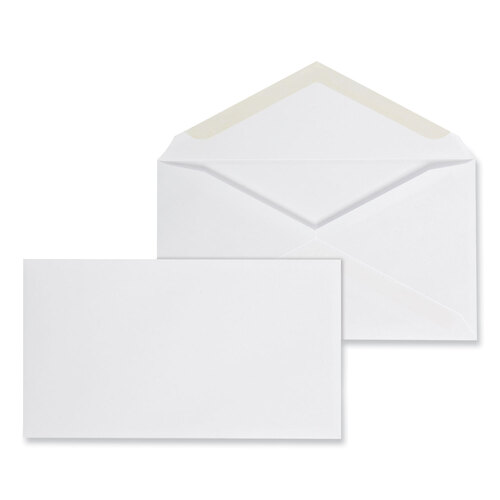 UNV35226 - Universal - Open-End Business Envelope, #6 3/4, Square Flap, Gummed Closure, 3.06 x 6.6, White, 125/Box