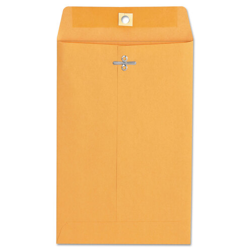 UNV35260 - Universal - Kraft Clasp Envelope, #55, Square Flap, Clasp/Gummed Closure, 6 x 9, Brown Kraft, 100/Box