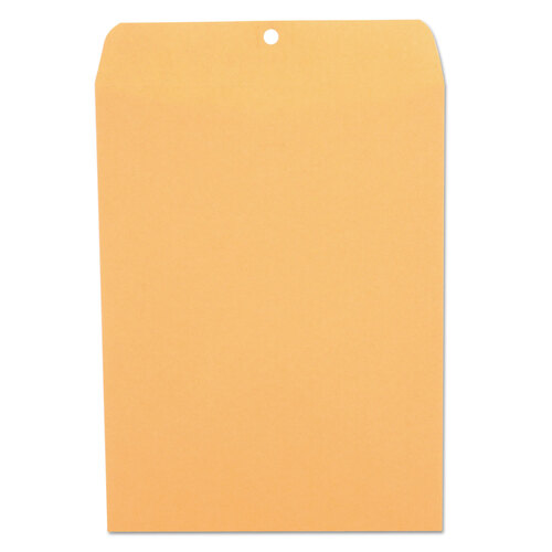 UNV35264 - Universal - Kraft Clasp Envelope, #90, Square Flap, Clasp/Gummed Closure, 9 x 12, Brown Kraft, 100/Box