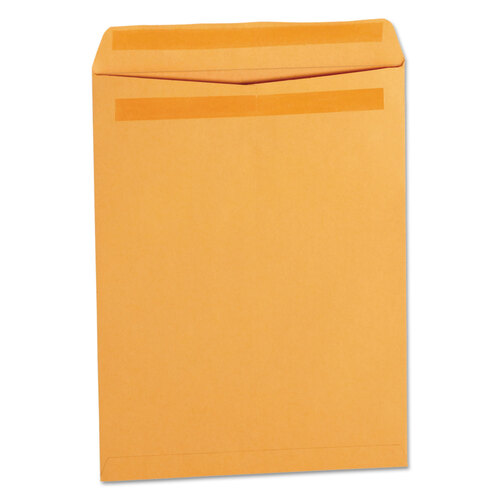 UNV35291 - Universal - Self-Stick Open End Catalog Envelope, #12 1/2, Square Flap, Self-Adhesive Closure, 9.5 x 12.5, Brown Kraft, 250/Box