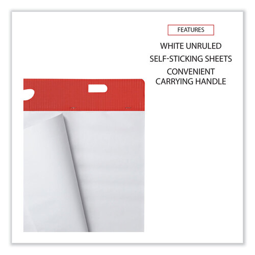 UNV35603 - Universal - Self-Stick Easel Pad, Unruled, 25 x 30, White, 30 Sheets, 2/Carton