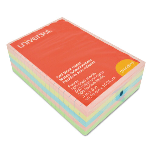 Self-Stick Note Pads - Neon