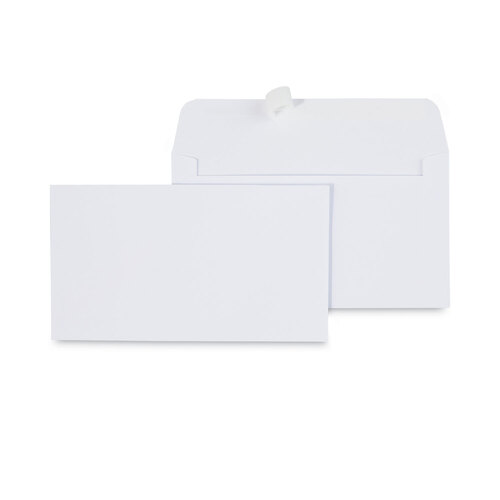 UNV36000 - Universal - Peel Seal Strip Business Envelope, #6 3/4, Square Flap, Self-Adhesive Closure, 3.63 x 6.5, White, 100/Box