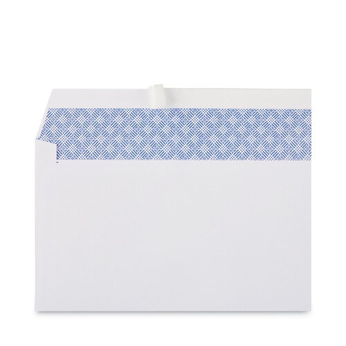 UNV36004 - Universal - Peel Seal Strip Security Tint Business Envelope, #10, Square Flap, Self-Adhesive Closure, 4.13 x 9.5, White, 100/Box