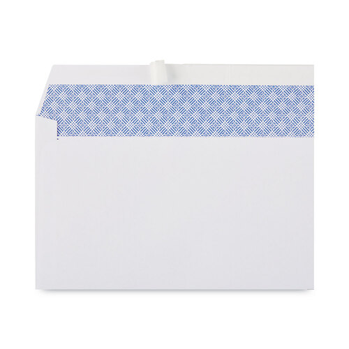 UNV36105 - Universal - Peel Seal Strip Security Tint Business Envelope, #10, Square Flap, Self-Adhesive Closure, 4.25 x 9.63, White, 500/Box
