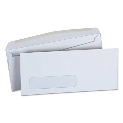 UNV36321 - Universal - Open-Side Business Envelope, 1 Window, #10, Square Flap, Gummed Closure, 4.13 x 9.5, White, 500/Box