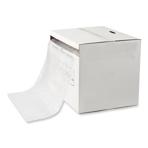 UNV4087898 - Universal - Bubble Packaging, 0.31&quot; Thick, 12&quot; x 100 ft, Perforated Every 12&quot;, Clear