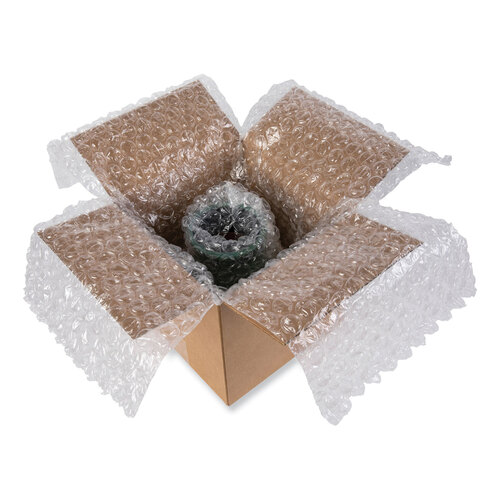 UNV4087898 - Universal - Bubble Packaging, 0.31&quot; Thick, 12&quot; x 100 ft, Perforated Every 12&quot;, Clear