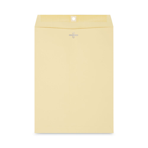 UNV41907 - Universal - Kraft Clasp Envelope, #10 1/2, Square Flap, Clasp/Gummed Closure, 9 x 12, Brown Kraft, 100/Box