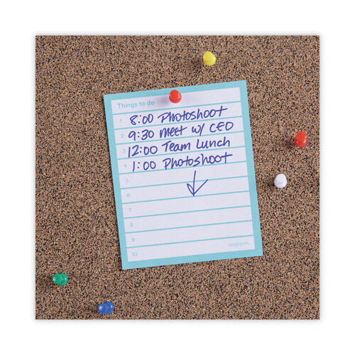 UNV43022 - Universal - Tech Cork Board, 36 x 24, Cork Surface, Black Plastic Frame