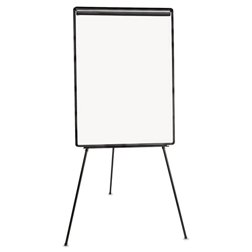 UNV43032 - Universal - Dry Erase Board with Tripod Easel, 29 x 41, White Surface, Black Frame