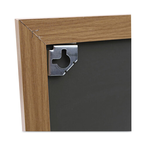 UNV43602 - Universal - Cork Board with Oak Style Frame, 24 x 18, Natural Surface