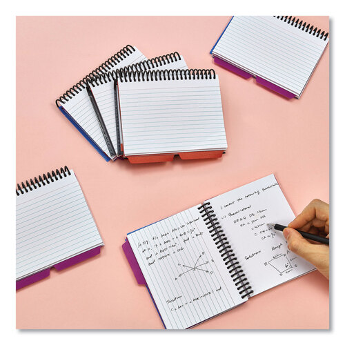 UNV47302 - Universal - Spiral Bound Index Cards, Ruled, 4 x 6, White, 120/Pack