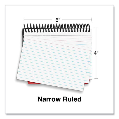 UNV47302 - Universal - Spiral Bound Index Cards, Ruled, 4 x 6, White, 120/Pack