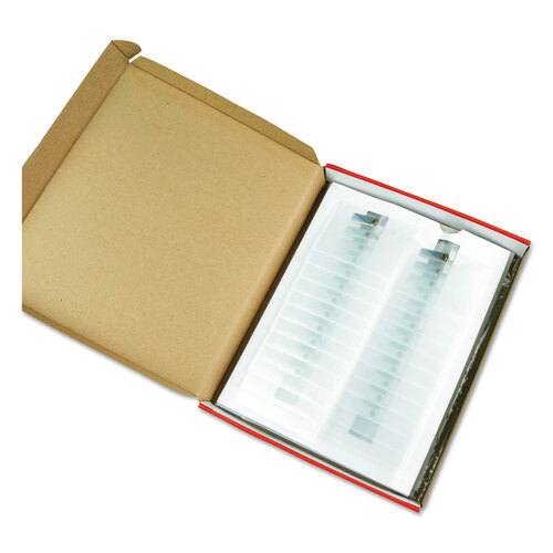 UNV56004 - Universal - Clear Badge Holders w/Garment-Safe Clips, 3 x 4, White Inserts, 50/Box