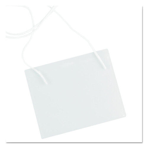UNV56005 - Universal - Clear Badge Holders w/Neck Lanyards, 3 x 4, White Inserts, 100/Box