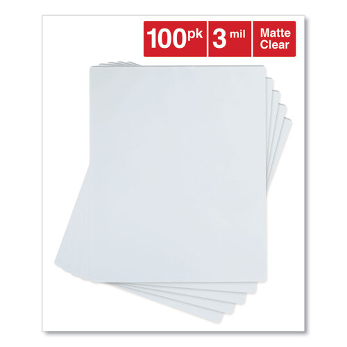 UNV84622 - Universal - Laminating Pouches, 3 mil, 9&quot; x 11.5&quot;, Matte Clear, 100/Box