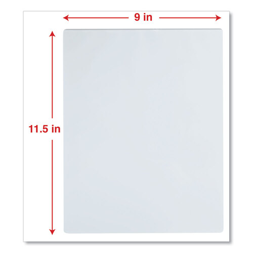UNV84622 - Universal - Laminating Pouches, 3 mil, 9&quot; x 11.5&quot;, Matte Clear, 100/Box