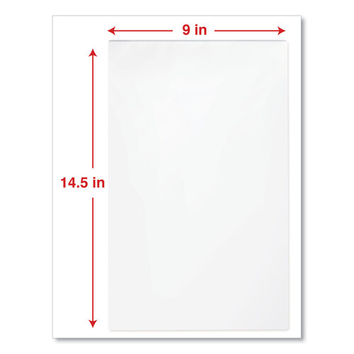 UNV84630 - Universal - Laminating Pouches, 3 mil, 9&quot; x 14.5&quot;, Matte Clear, 25/Pack