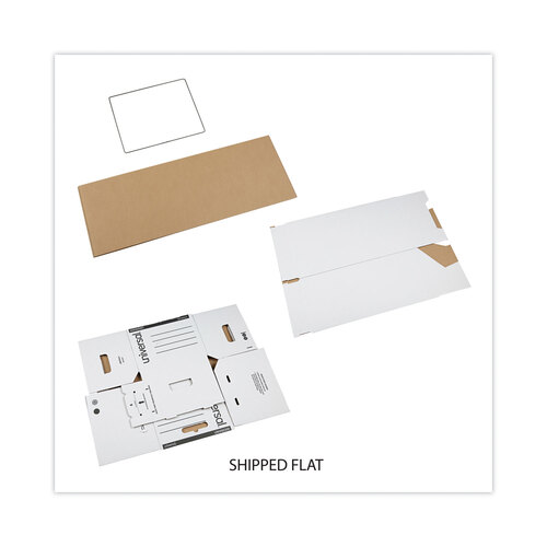 UNV85300 - Universal - Heavy-Duty Storage Drawers, Letter Files, 14&quot; x 25.5&quot; x 11.5&quot;, White, 6/Carton