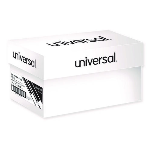 UNV91200PLT - UNIVERSAL OFFICE PRODUCTS - High-Bright Multipurpose Paper, 20 lb Bond Weight, 8.5 x 11, White, 500 Sheets/Ream, 10 Reams/Carton, 40 Cartons/Pallet