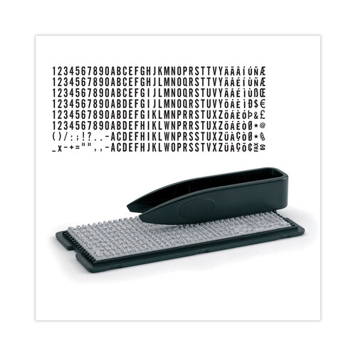 USS5915 - U.S. Stamp & Sign - Printy Do It Yourself Self-Inking Message Stamp, 0.75&quot; x 1.88&quot;, Black