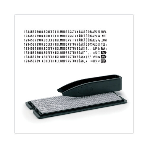 USS5915 - U.S. Stamp & Sign - Printy Do It Yourself Self-Inking Message Stamp, 0.75&quot; x 1.88&quot;, Black