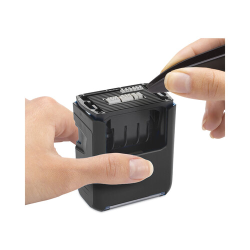 USS5916 - U.S. Stamp & Sign - Printy Do It Yourself Self-Inking Message Dater,1.63 x 1, Blue/Red