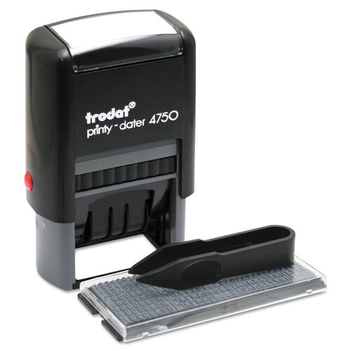 USS5916 - U.S. Stamp & Sign - Printy Do It Yourself Self-Inking Message Dater,1.63 x 1, Blue/Red