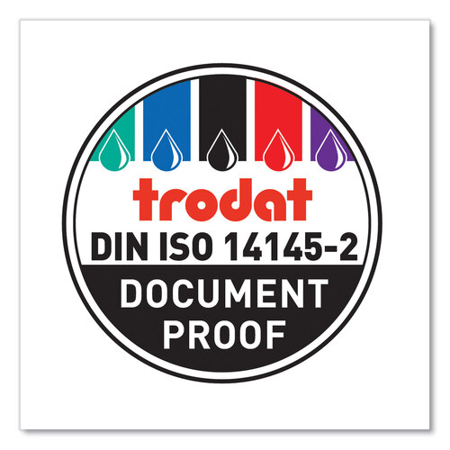 USSP4911BK - U.S. Stamp & Sign - T4911 Printy Replacement Pad for Trodat Self-Inking Stamps, 1.5&quot; x 0.56&quot;, Black