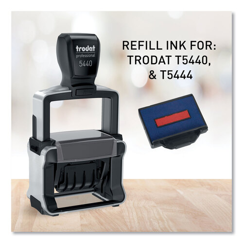 USSP5440BK - U.S. Stamp & Sign - T5440 Professional Replacement Ink Pad for Trodat Custom Self-Inking Stamps, 1.13&quot; x 2&quot;, Black