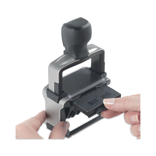 USST5117 - U.S. Stamp & Sign - Professional 12-Message Date Stamp, Self-Inking, 2.25 x 0.38, Black