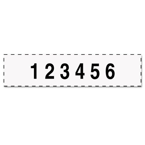 USST5546 - U.S. Stamp & Sign - Professional Self-Inking Numberer, Six Bands/Digits, Type Size: 1 1/2, Black