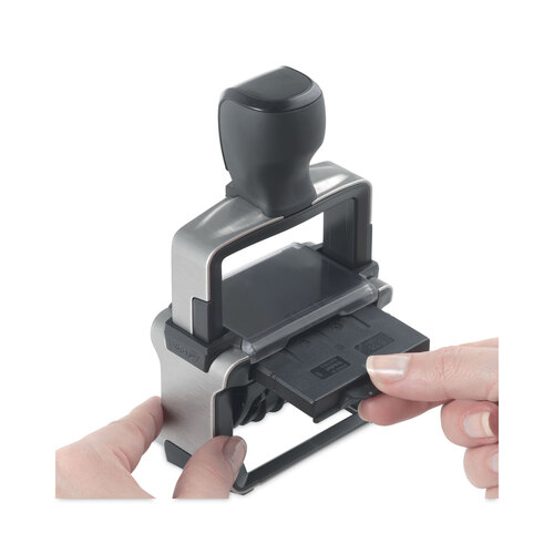 USST5546 - U.S. Stamp & Sign - Professional Self-Inking Numberer, Six Bands/Digits, Type Size: 1 1/2, Black
