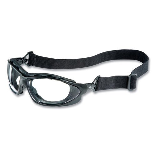 UVXS0600HS - Honeywell - Seismic Sealed Eyewear, Black Polycarbonate Frame, Clear Polycarbonate Lens