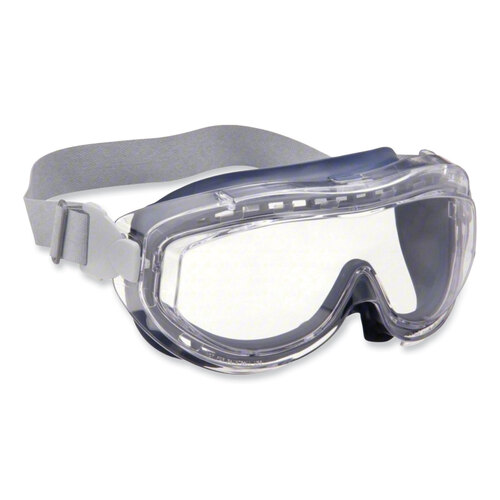 UVXS3400HS - Honeywell - Flex Seal OTG Goggles, Clear HydroShield Anti-Fog/Anti-Scratch Lens, Clear/Navy/Gray Frame