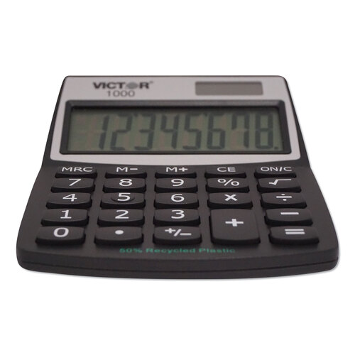 VCT1000 - Victor - 1000 Minidesk Calculator, 8-Digit LCD